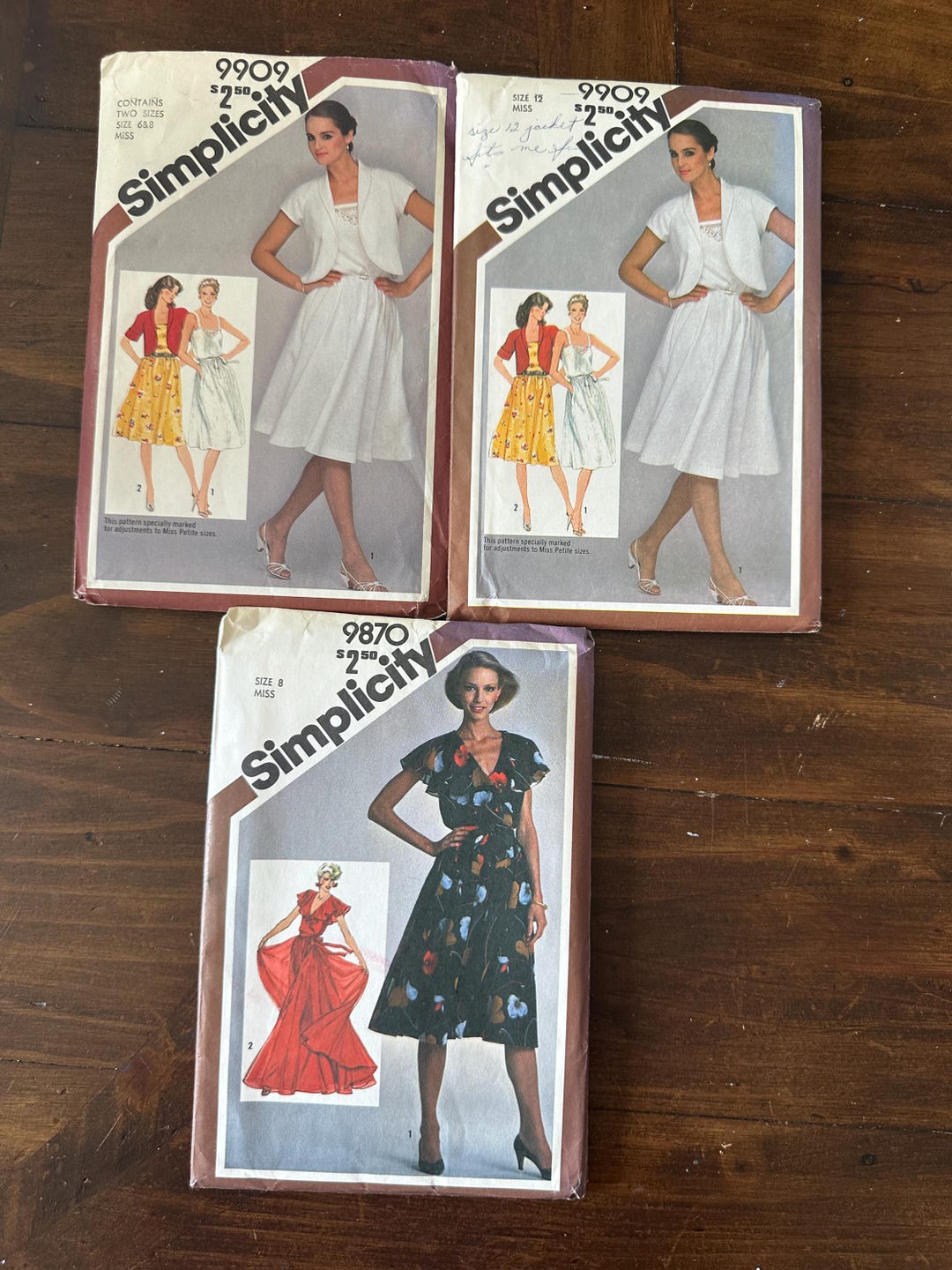 1980 1990s Simplicity Patterns, Simplicity 9909, Simplicity 9909 ...