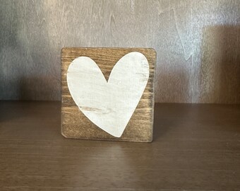 Small Wooden Heart – Adored A Lovely Boutique