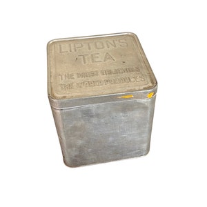 リプトン - リプトン　トランク缶　アンティーク Lipton vintage tea - Etsy 日本