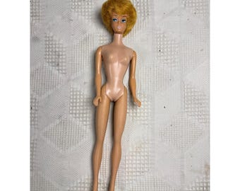 Original Barbie MCMLVIII Bubble Cut Hair Doll 1960 Mattel Vintage Japan