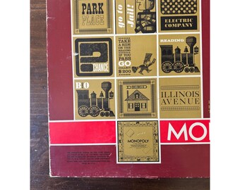 【激レア】 ヴィンテージ　MONOPOLY 　モノポリー　1964年版 PARKER BROTHERS 1964 “monopoly” Board Game Complete in