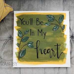 You&#39;ll Be In My Heart- Tarzan Inspired- Disney Inspired- Disney Decor- Jungle Decor- Home Decor
