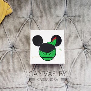 Peter Pan Mickey Interchangeable Block- Disney Accent Decor- Mickey Inspired- Peter Pan Inspired- Disney Inspired- Home Decor- Home Set
