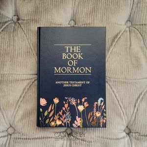 Decorated Cover Book of Mormon Book of Mormon Art Hand Painted Book of ...