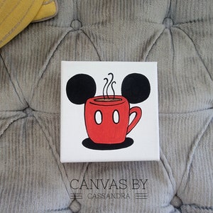 Hot Coffee Mickey Interchangeable Block- HOME Set- Disney Decor- Coffee Inspired- Coffee Decor- Disney Inspired- Home Decor