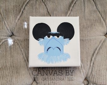 Sam the Mickey Interchangeable Block- HOME Set- Disney Accent Decor- Sam the Eagle Art- 4th of July- Muppet Inspired