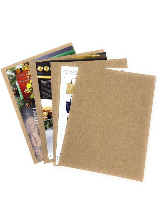 Chipboard Sheets 8.5 x 11 - 100 Sheets of 22 Point Chip Board for Crafts  