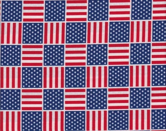 Quiltstoff, Patriotischer Stoff, Americana Stoff, Sterne/Flagge/USA, Maskenstoff, Nähen/Basteln/Diy, Meterware/Halb meter/Fat Quarter