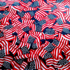 Quilting Fabric, Patriotic Fabric, Stars/Stripes/Flag/USA, Mask Fabric, Red/White/Blue, Sewing/Craft Supplies, Yard/Half Yard/Fat Quarter