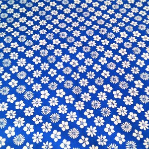Quilting Fabric, Flowers Fabric, Clothing Fabric, Blue/White Fabric, Diy Material, Craft Supplies, Sewing Material, Fabric By Yard/Half Yard