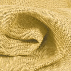 Burlap Fabric, Wreath Fabric, Jute Burlap, Yellow Burlap, Craft Supplies, Sewing/Diy/Home Decor, Fabric Yard/Half Yard/Fat Quarter