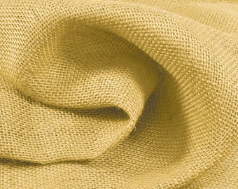Burlap Fabric, Wreath Fabric, Jute Burlap, Yellow Burlap, Craft Supplies, Sewing/Diy/Home Decor, Fabric Yard/Half Yard/Fat Quarter