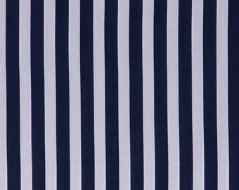 Quilting Fabric, Mask Fabric, Navy Stripe Fabric, Blue/White Fabric, Craft Supplies, Diy/Sewing, Fabric By The Yard, Half Yard, Fat Quarter