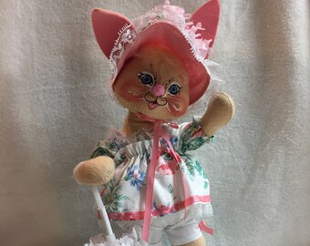Annalee Dolls - Bunny with Parasol - 1987 (#AL023)