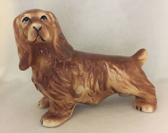 Standing Brown Spaniel Dog Figurine (#168)