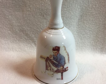 Norman Rockwell 'Missing the Dance' Collector Bell (#FIG286)