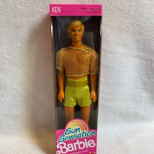 ken doll gold mesh shirt