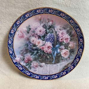 Vintage W.L. George Collector Plate - Lena Liu's Basket Bouquets ...