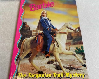 Vintage Barbie and Friends Book Club Children&#39;s Book (1998) - &#39;The Turquoise Trail Mystery&#39; (#BK165)