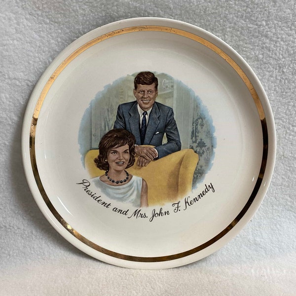 President and Mrs. John F. Kennedy Collector Plate (#PR144)