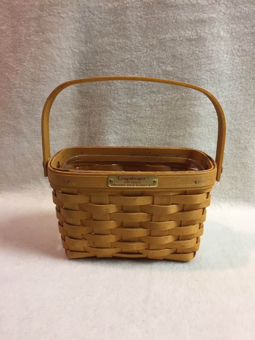 Longaberger 1999 Dresden Tour Basket With Moveable Handle (#B195