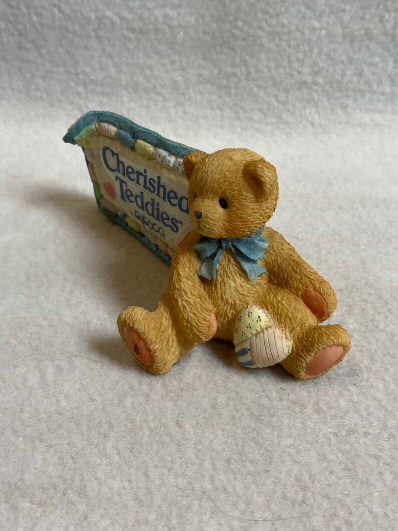 Cherished Teddies Figurine Store Signage Plaque in Original