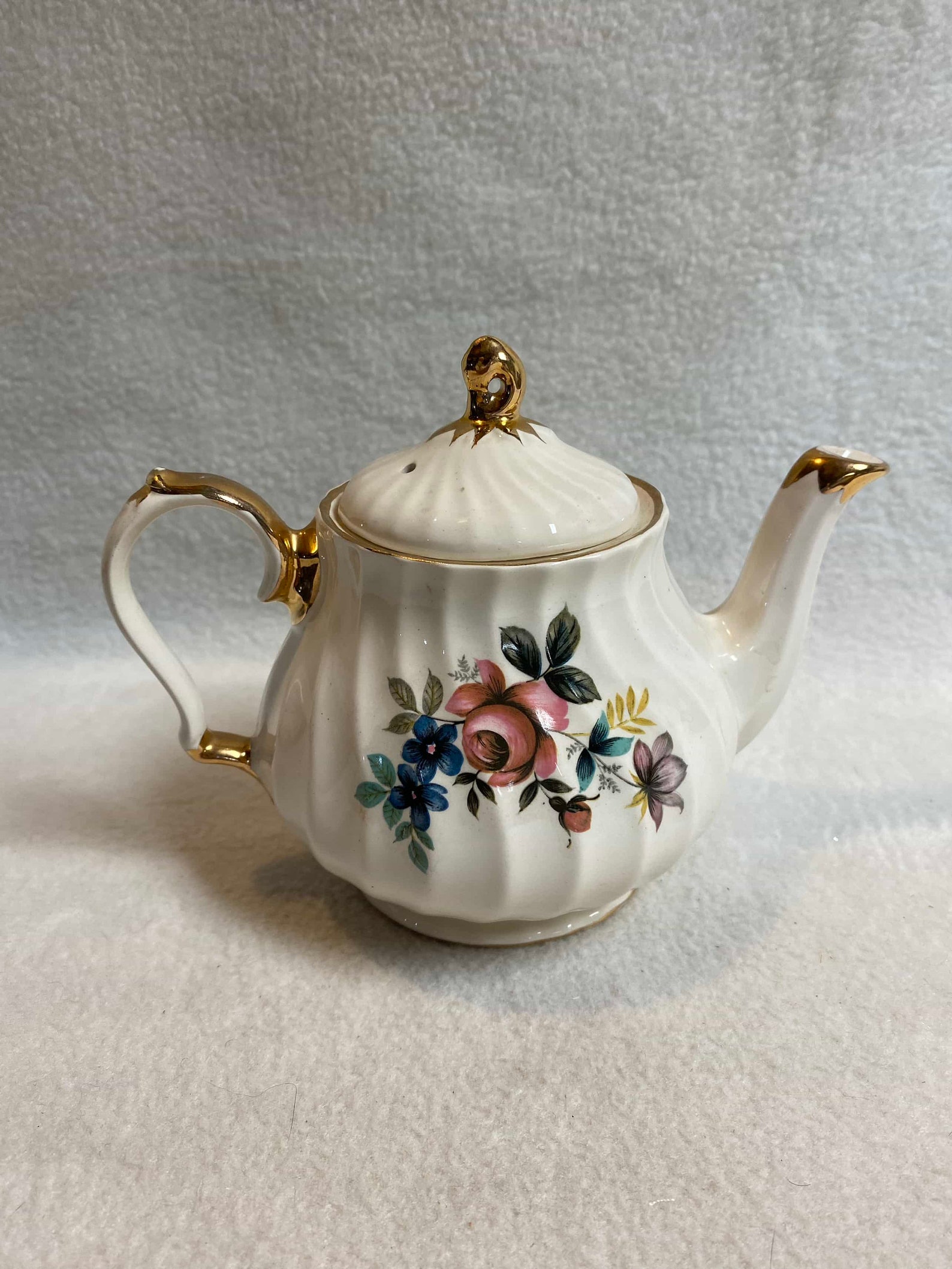 Vintage Small Sadler england Floral Teapot TP076 Etsy