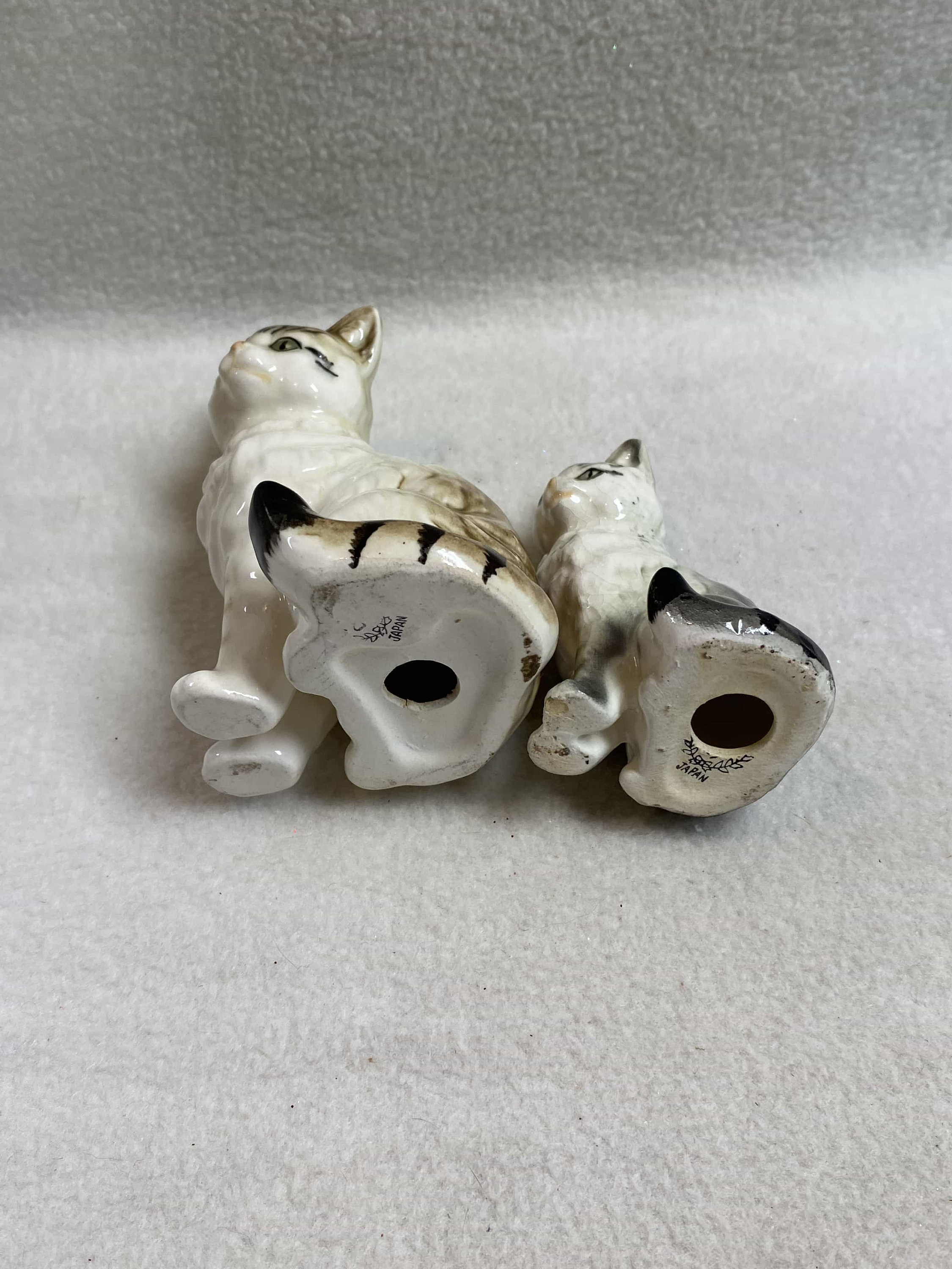 ちねこ Vintage Japan Kitty Figurines - Set of 2 (#BCD749) - Etsy