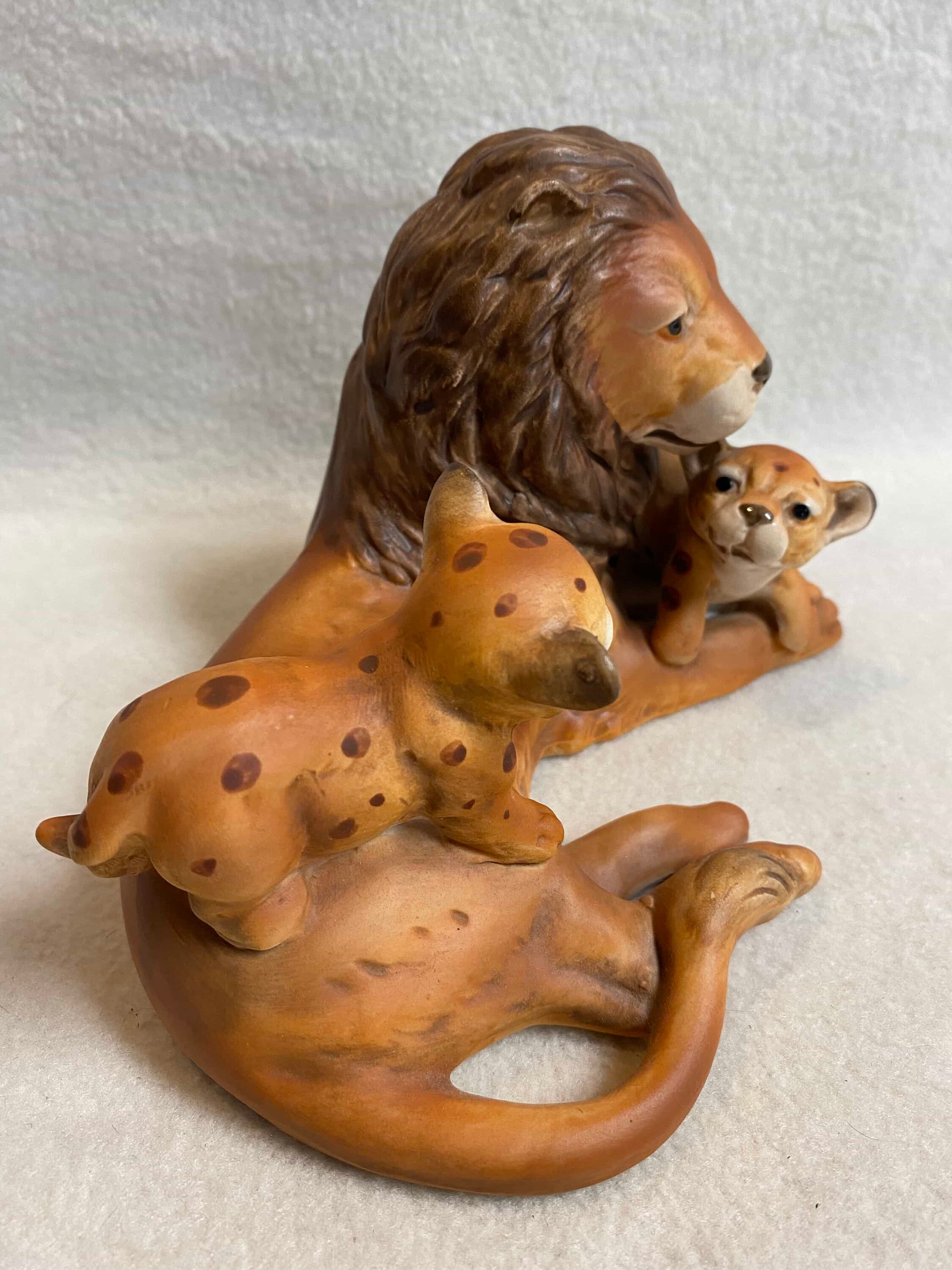 100%本物保証! Japan UTC Vintage Lion Etsy - (#BCD419) Figurine Family ソフビ