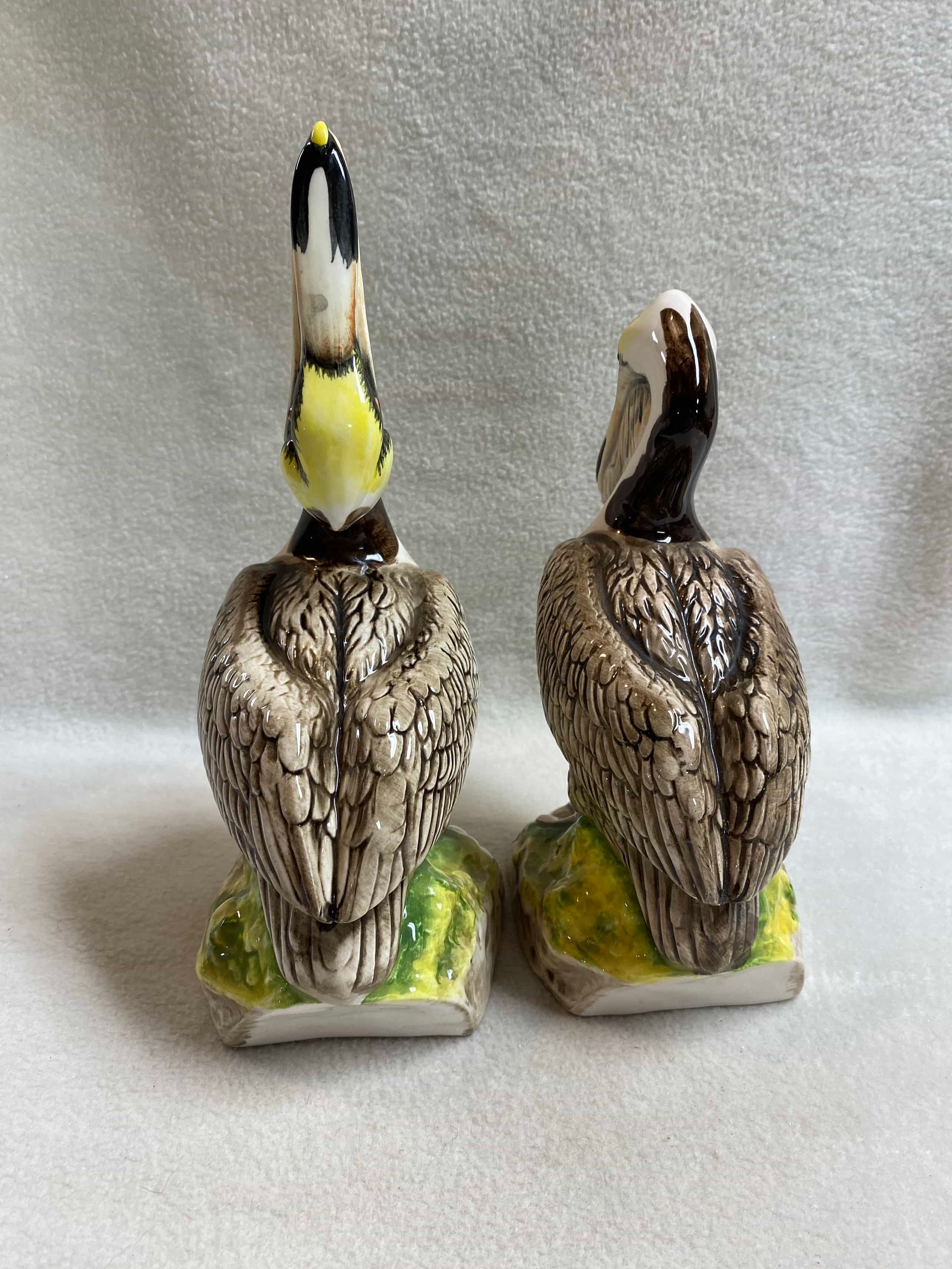 Vintage Ceramic Pelican Figurines - Set of 2 (#BCD759) - Etsy