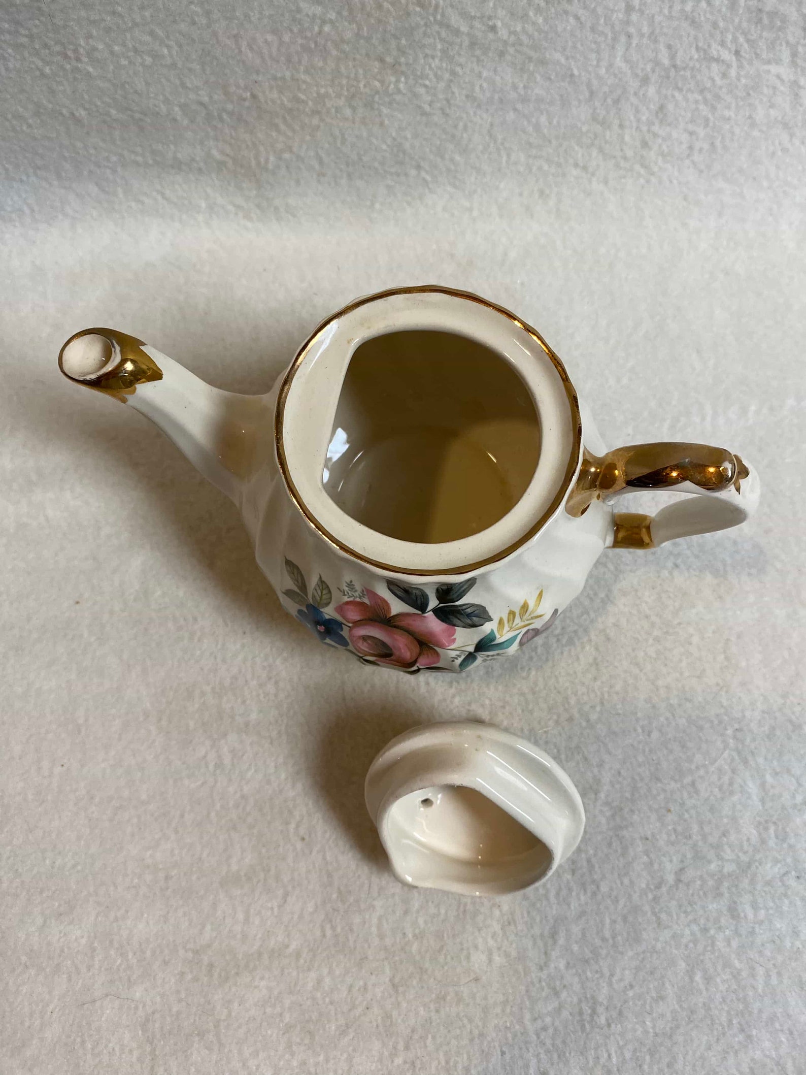 Vintage Small Sadler england Floral Teapot TP076 Etsy