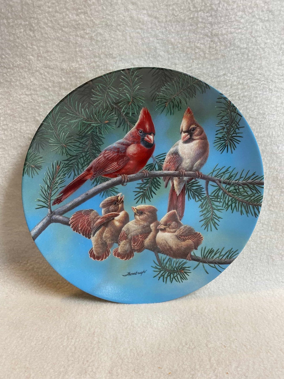 Knowles Backyard Harmony Collector Plate - 'the Singing Lesson