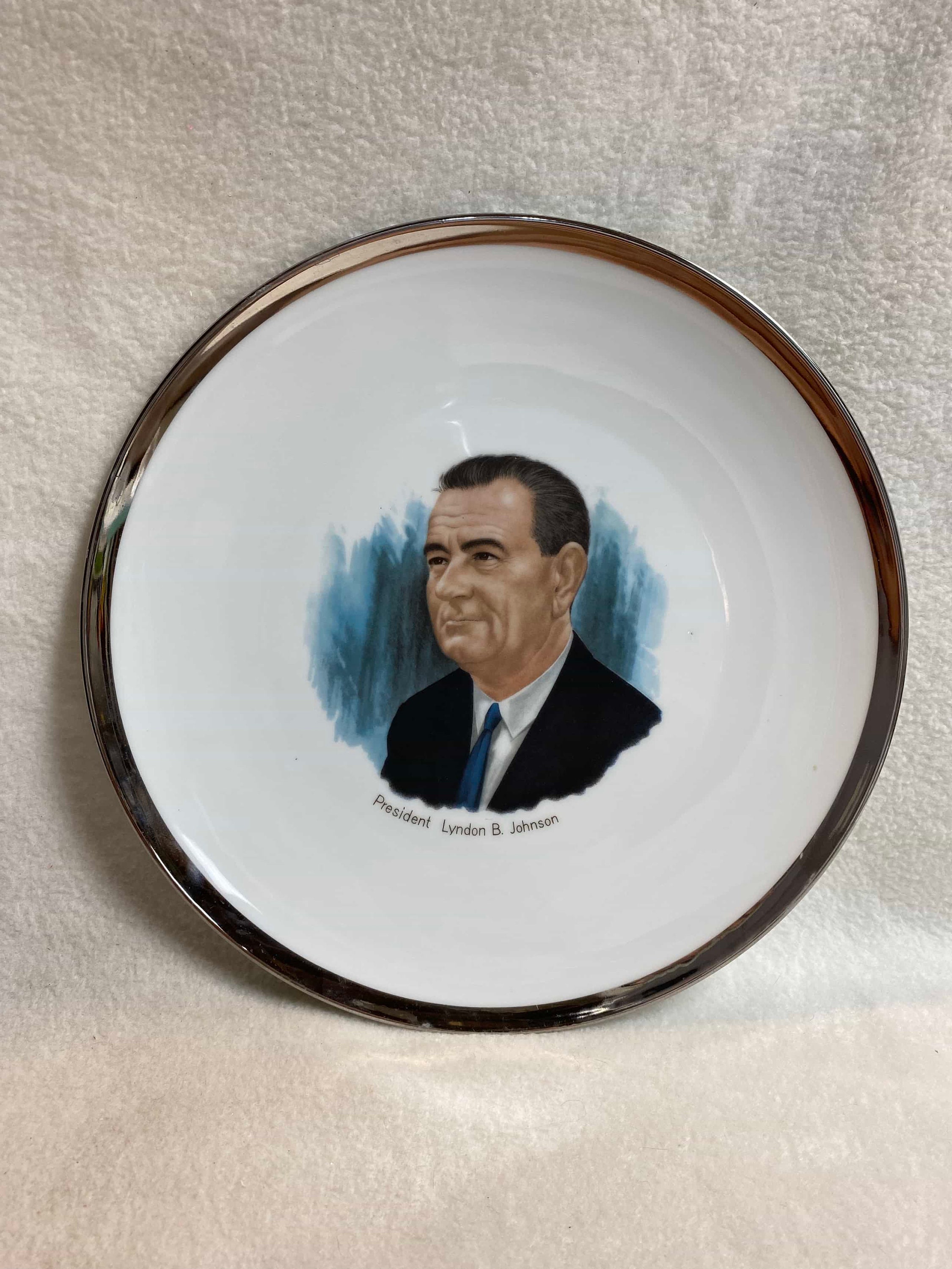Lyndon Johnson Plate - Etsy