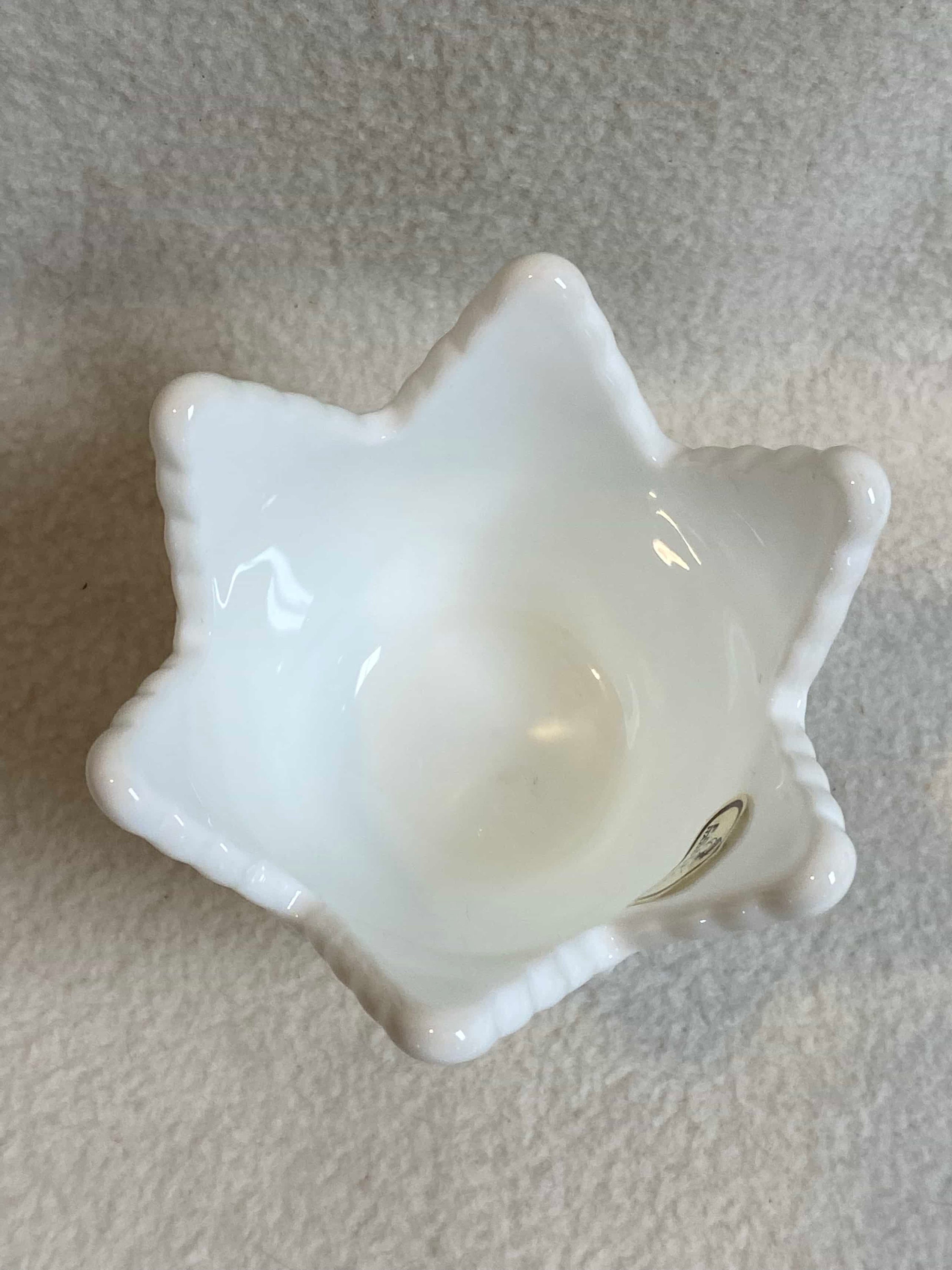Vintage Fenton Two Way White Milk Glass Candle Holder EE222 Etsy
