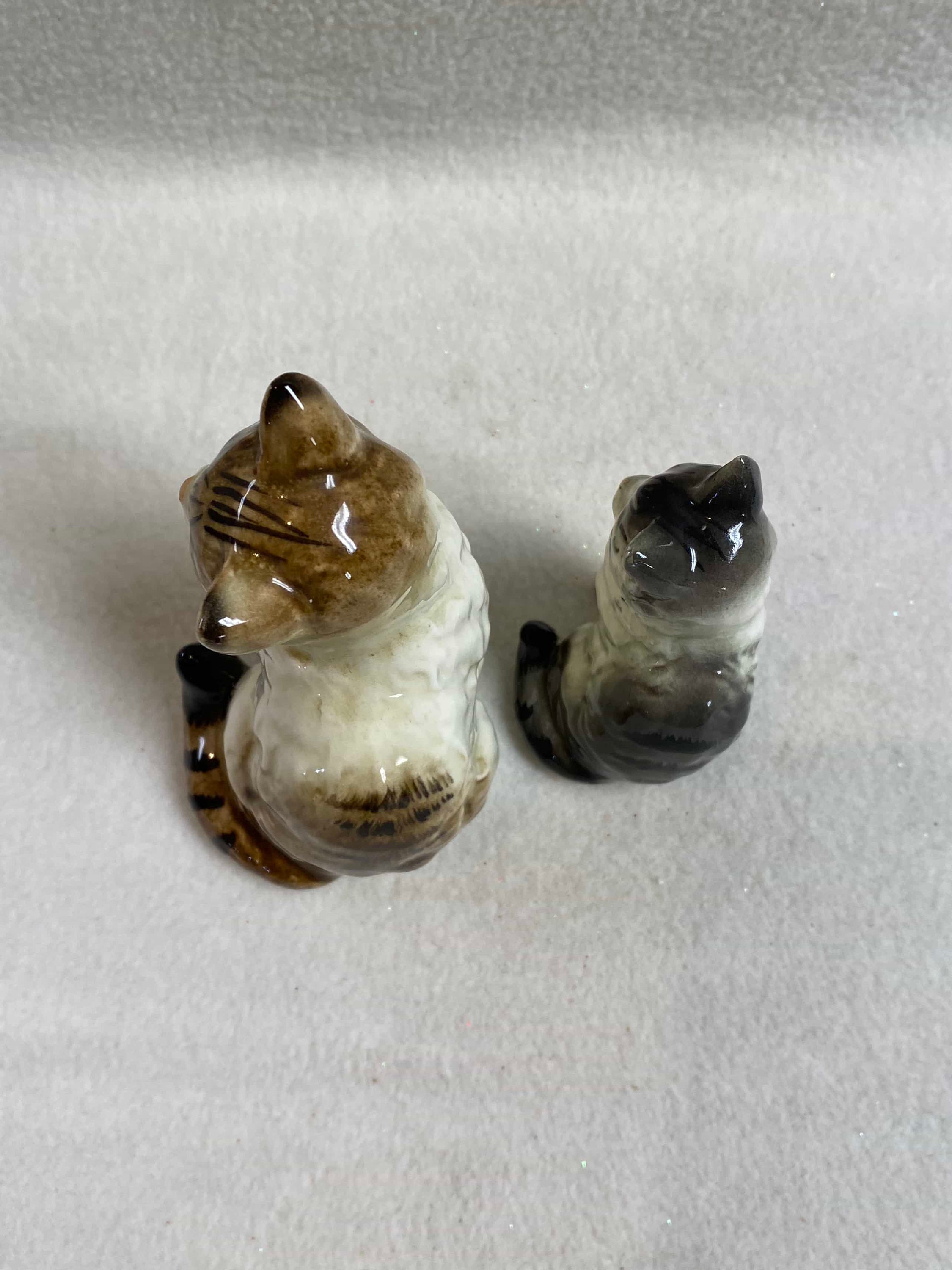 ちねこ Vintage Japan Kitty Figurines - Set of 2 (#BCD749) - Etsy