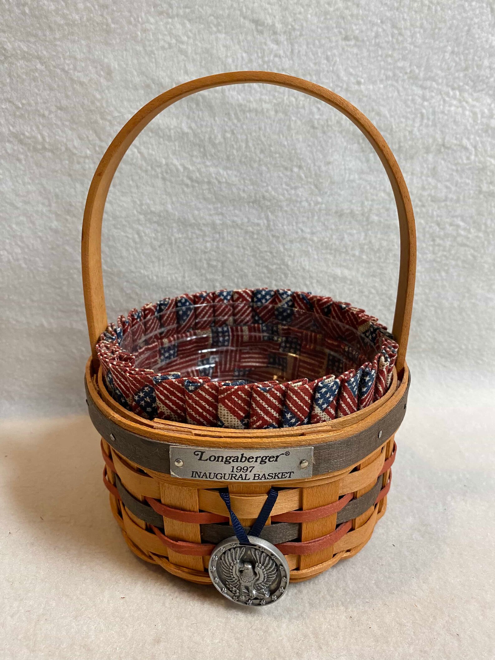 Longaberger 1997 Inaugural Basket With Handle B343 Etsy