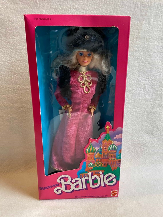 Veilig Flikkeren Naschrift Vintage Barbie Doll 1988 Poppen van de Wereld Russische - Etsy België