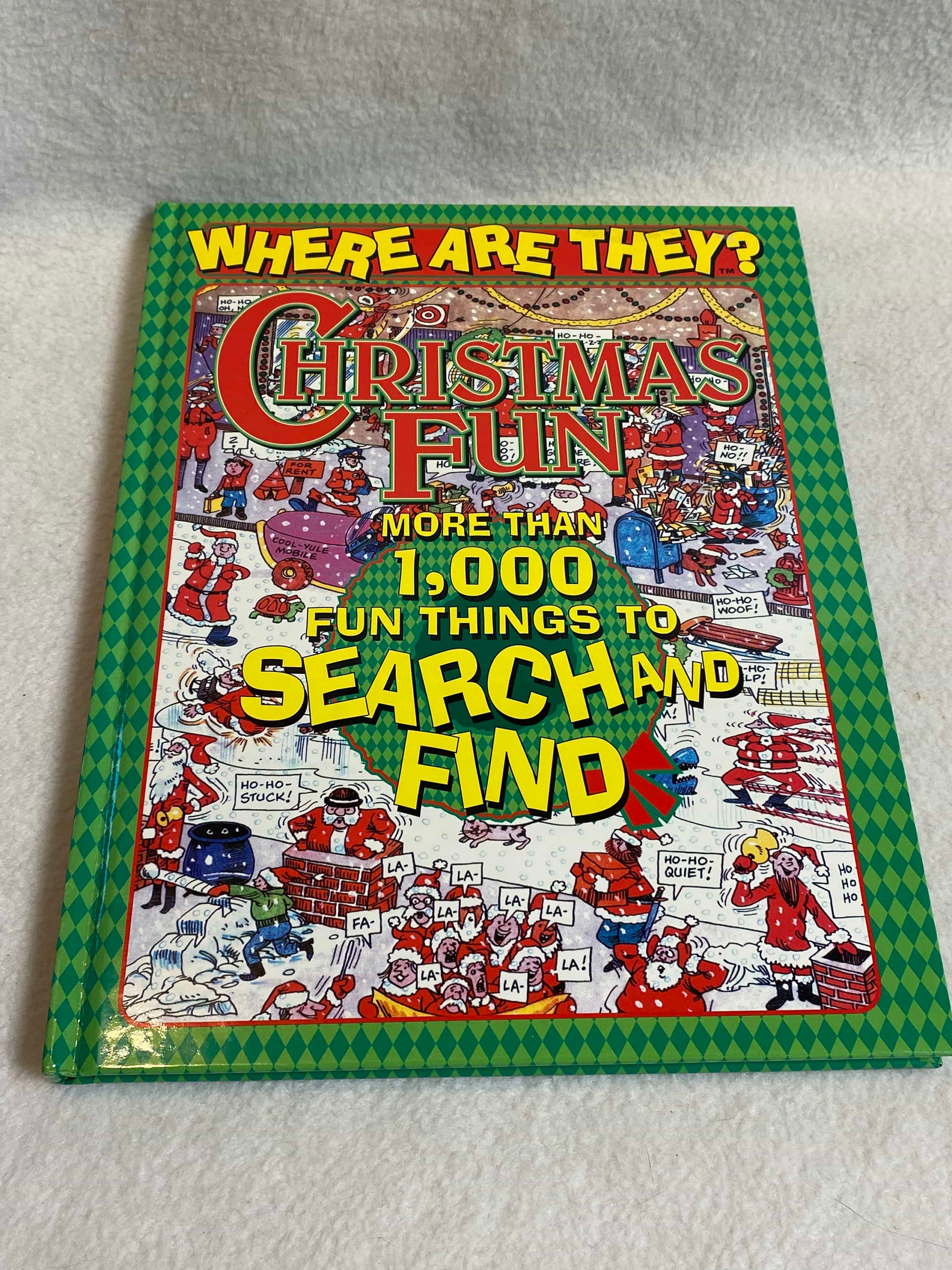 Vintage Kidsbooks Book (2000) - 'where Are They? Christmas Fun