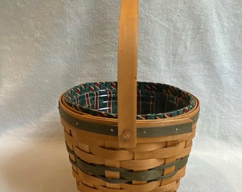 Longaberger 1994 Christmas Collection Jingle Bell Basket With