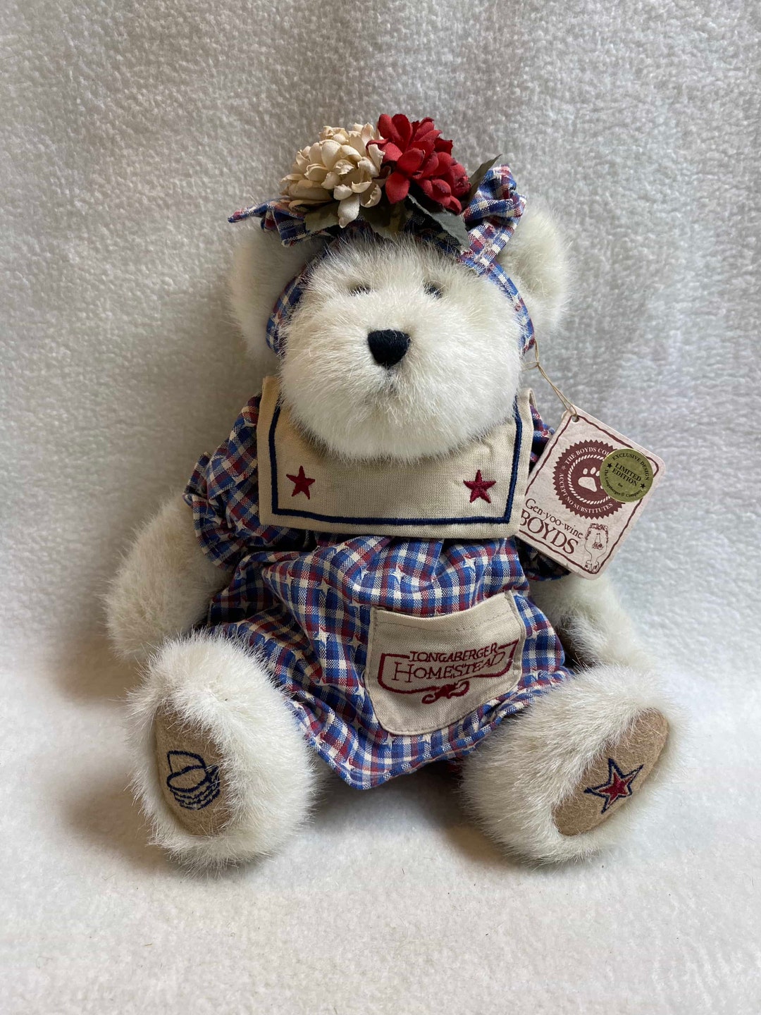 Limited Edition Boyds Bear 2002 Glory Steadsbeary Jointed Bear for