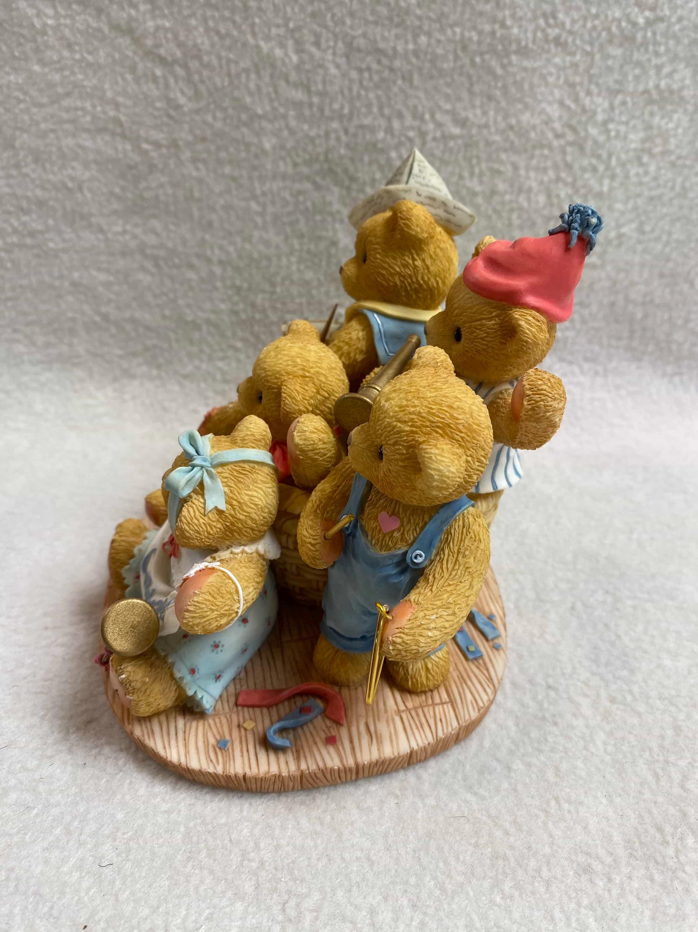 Cherished Teddies Figurine - Annie, Brittany, Colby, Danny and