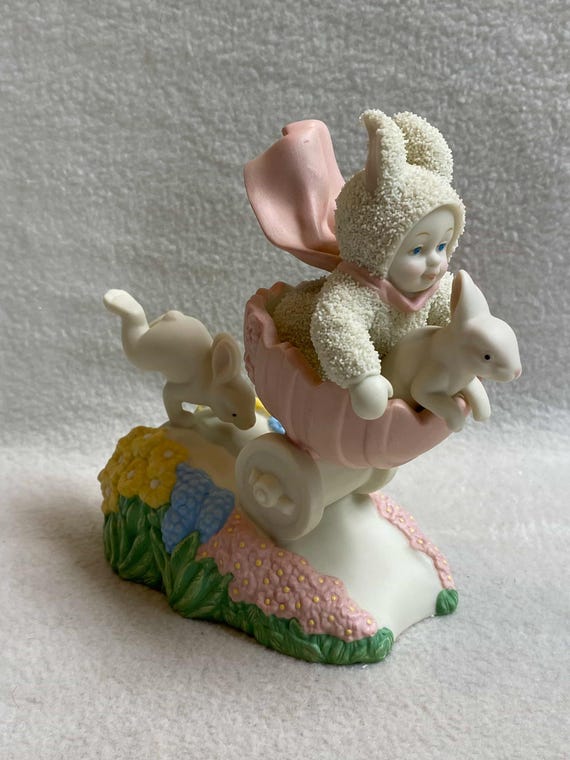 Vintage Department 56 Snowbunnies Figurine (limited Edition