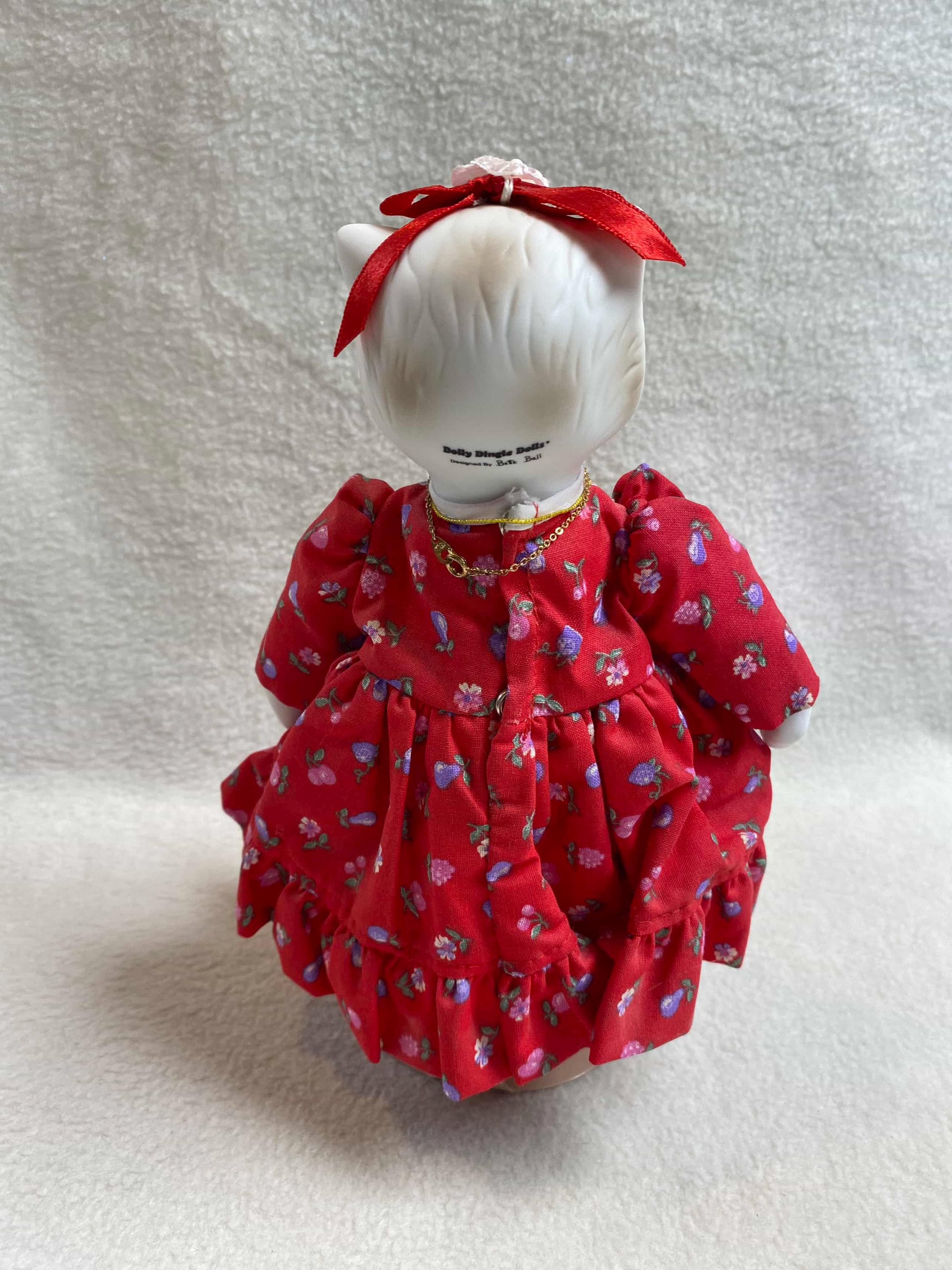 Goebel Dolly Dingle Cat Doll - Limited Edition - December Zircon