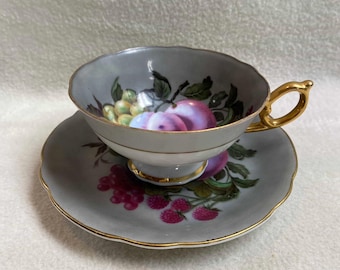 Vintage Japan Purple Violet Teacup and Saucer (#DCG1118) - Etsy