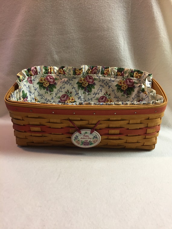 1996 longaberger mother's day vanity basket