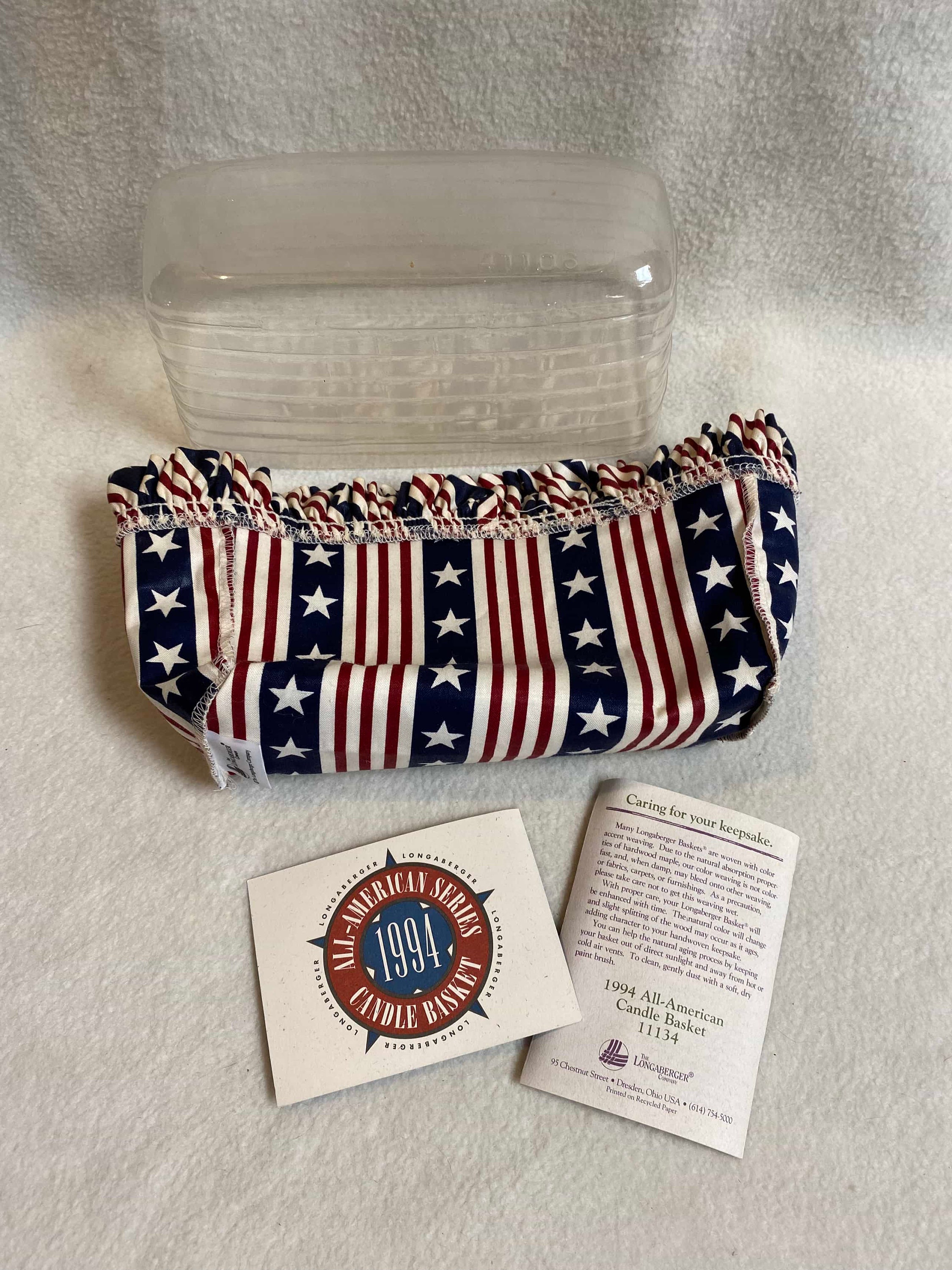 Longaberger 1994 All American Candle Basket With Handle (#B400) - Etsy