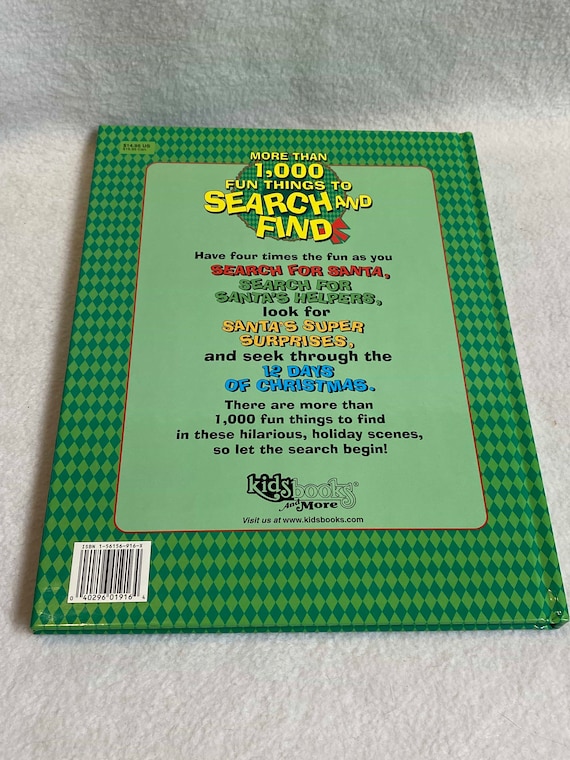 Vintage Kidsbooks Book (2000) - 'where Are They? Christmas Fun