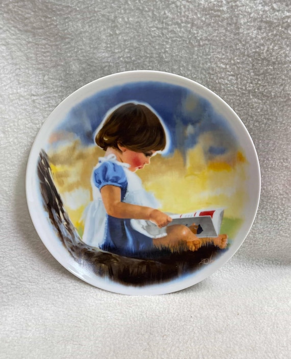 Pemberton and Oakes Zolan's Children Collector Plate - 'by Myself