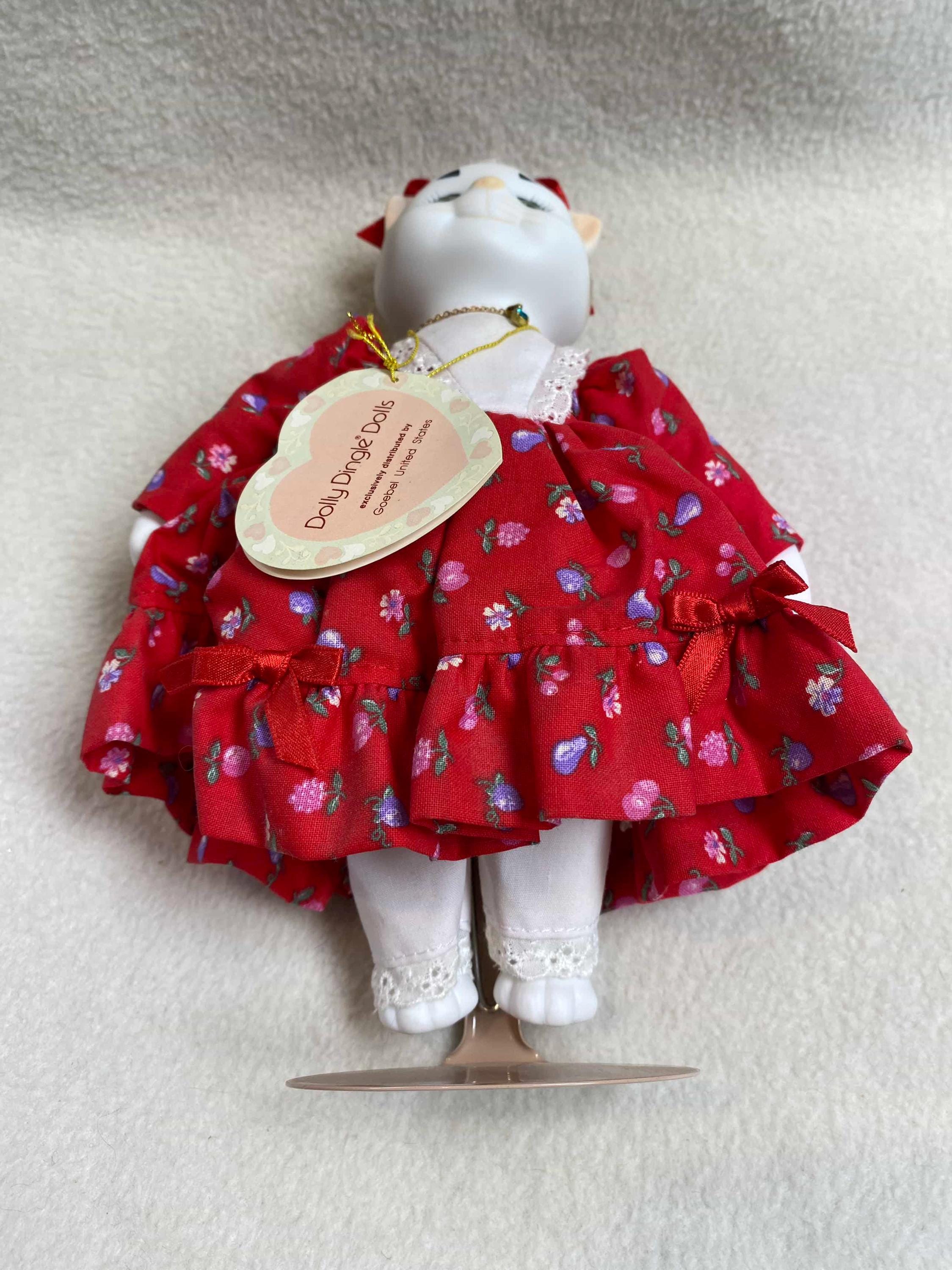 Goebel Dolly Dingle Cat Doll - Limited Edition - December Zircon