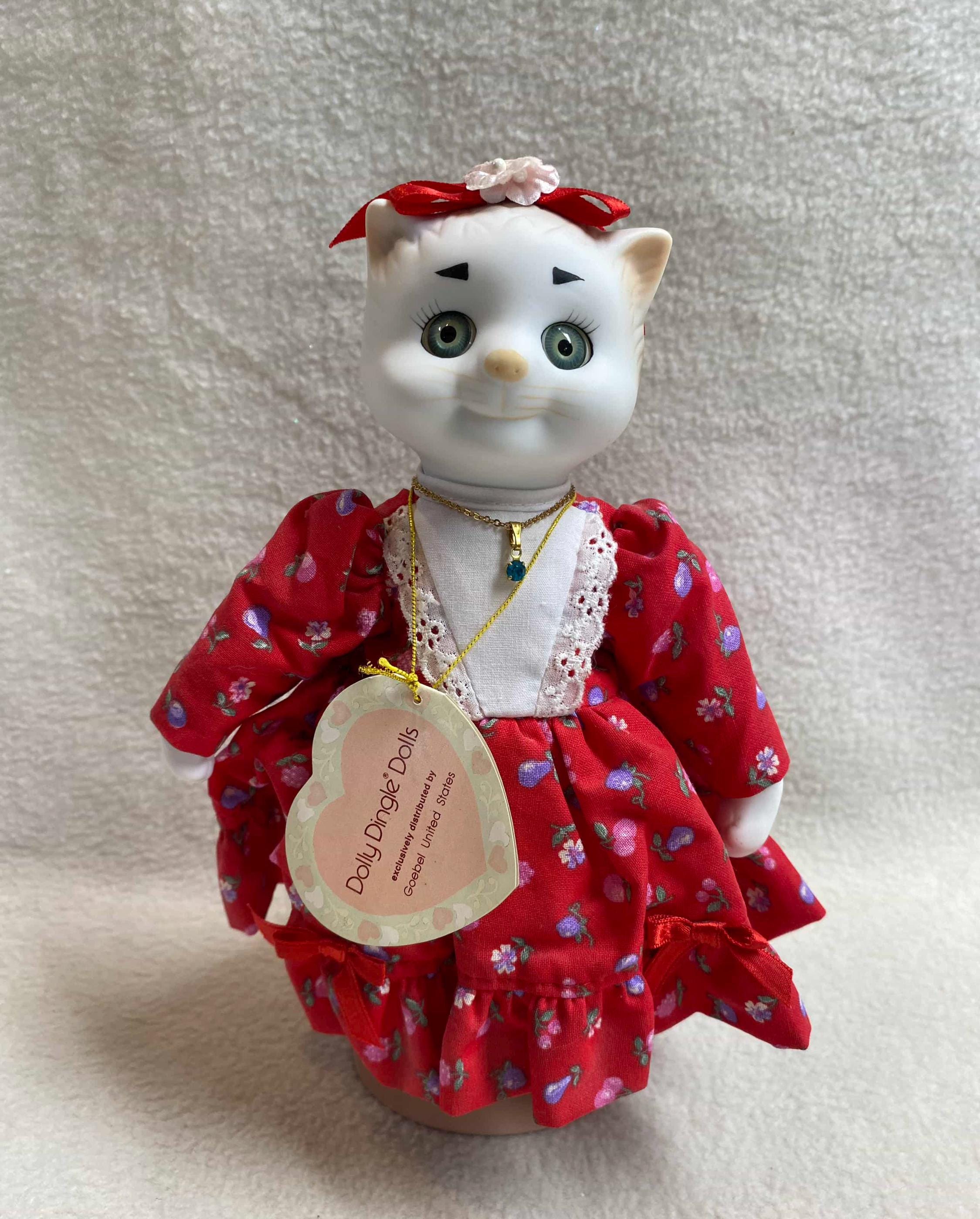 Goebel ゴーベル ヴィンテージ ポーセリン 猫 ドール 人形 置物 Goebel